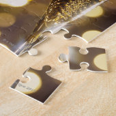 Toasted Champagner Flöte, nah Puzzle (Seite)