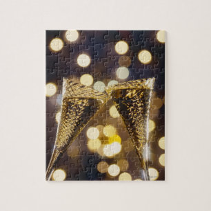 Toasted Champagner Flöte, nah Puzzle
