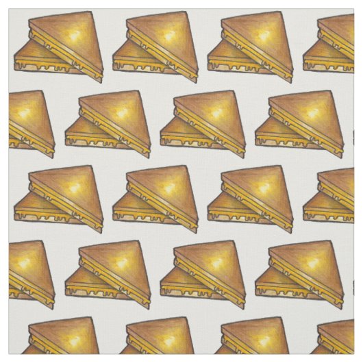 Toasted Cheddar Cheese Toastie Sandwich Stoff (Muster)
