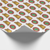 Toasted Cheese Sandwich Tomato Soup Lunch Geschenkpapier (Ecke)