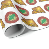 Toasted Cheese Sandwich Tomato Soup Lunch Geschenkpapier (Rolleneckpunkt)