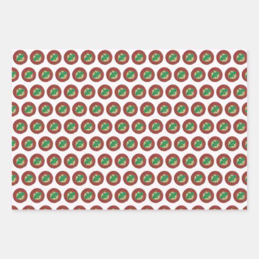 Toasted Cheese Sandwich und Tomatensuppe gegrillt Geschenkpapier Set (Vorderseite 3)