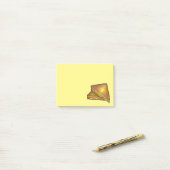 Toasted Cheese Toastie Sandwich Feinschmecker Post-it Klebezettel (Auf Schreibtisch)