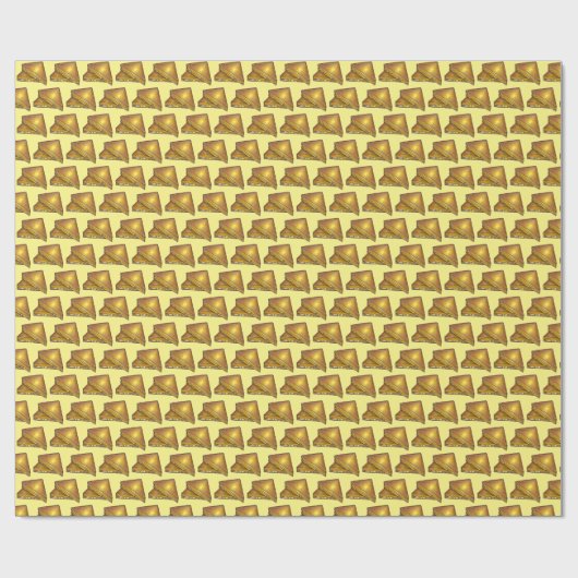 Toasted Cheese Toastie Sandwich Geschenkpapier (Flach)