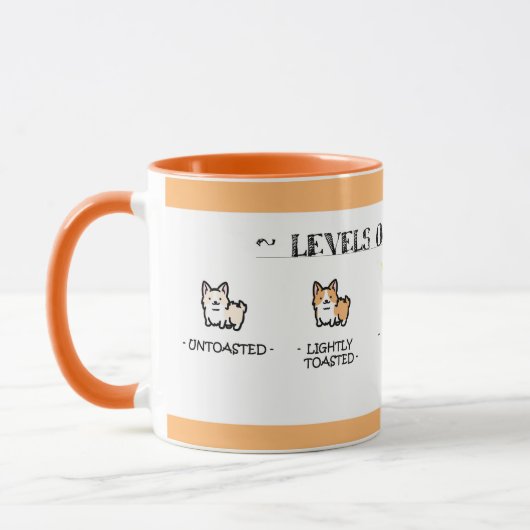 ~ Toasted Corgis ~ Tasse (Links)