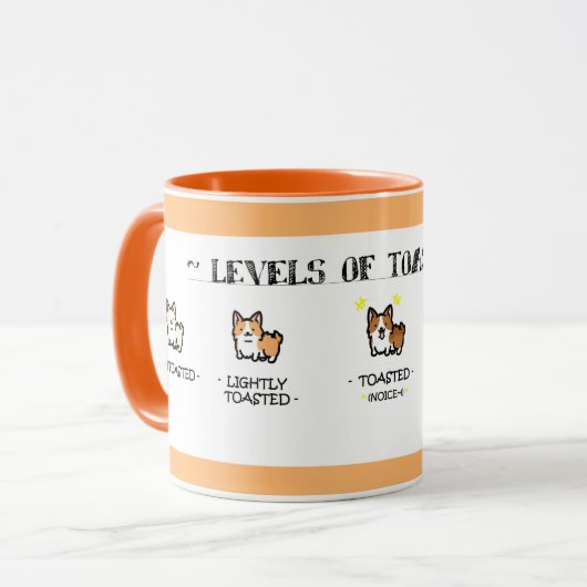 ~ Toasted Corgis ~ Tasse (Vorderseite Links)