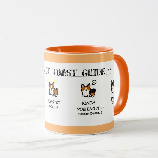 ~ Toasted Corgis ~ Tasse (VorderseiteRechts)