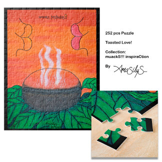 Toasted Love muackS!!! - AmaSilyS - 252 Teile Kuns Puzzle