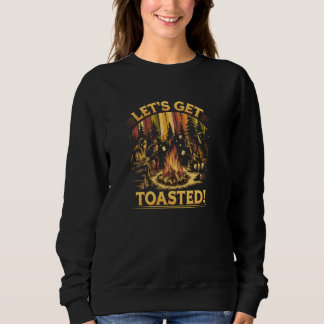 Toasted Marshmallows Erwachsene Campfire Geschicht Sweatshirt