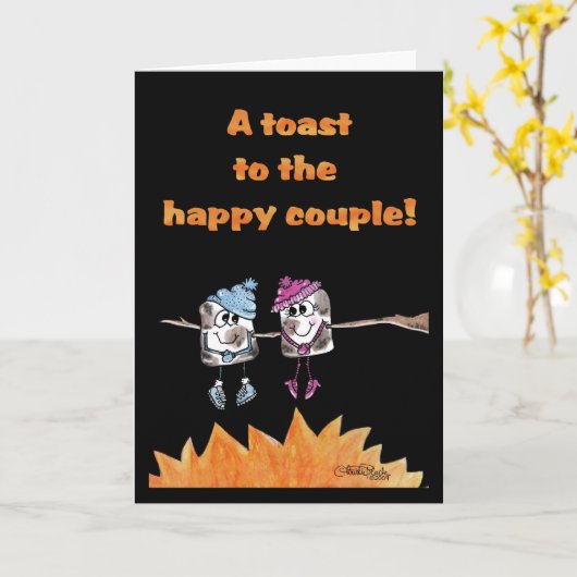 Toasted Marshmallows Karte (Gelbe Blume)