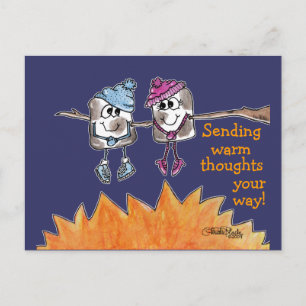 Toasted Marshmallows Postkarte