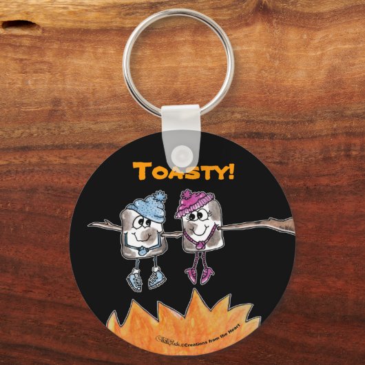 Toasted Marshmallows Schlüsselanhänger (Vorderseite)