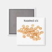 Toasted Os Kühlschrank Magnet (Vorderseite/Rückseite)
