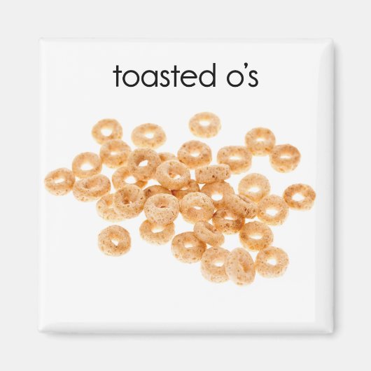 Toasted Os Kühlschrank Magnet (Vorne)