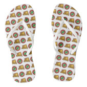 Toasted Toasted Cheese Sandwich Tomato Soup Feinsc Badesandalen (Fußbett)