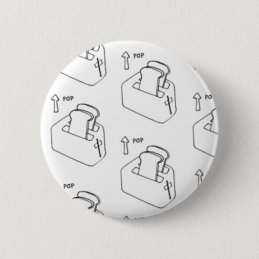 Toaster-Abzeichen Button (Vorderseite)