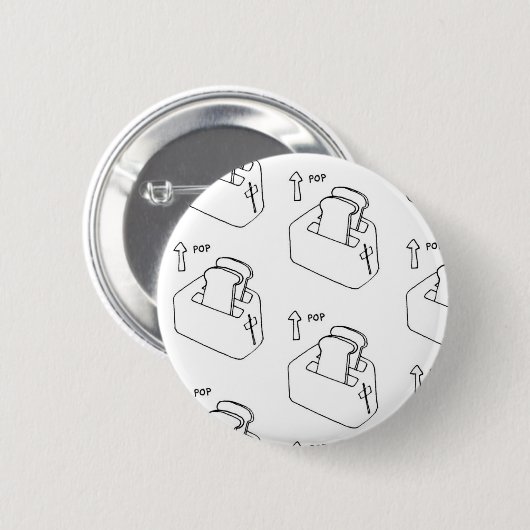 Toaster-Abzeichen Button (Vorne & Hinten)