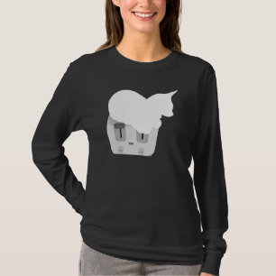 Toaster Cat Kitten Lieblingsplatz T-Shirt