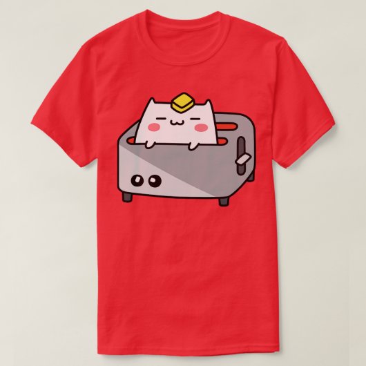 Toaster Cat T-Shirt (Design vorne)