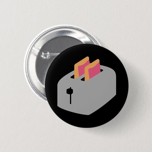 Toaster-Gebäck Button (Vorne & Hinten)
