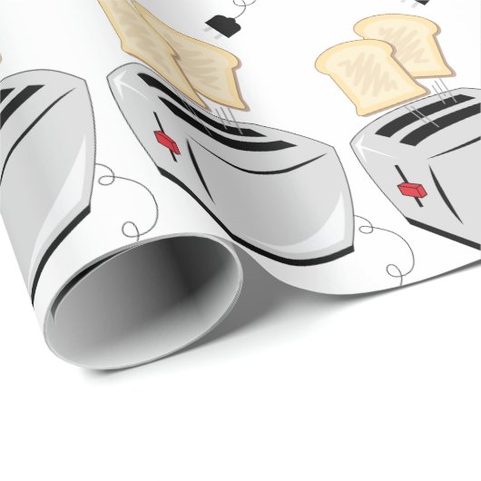 Toaster Geschenkpapier (Rolleneckpunkt)