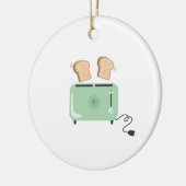 Toaster Keramik Ornament (Links)