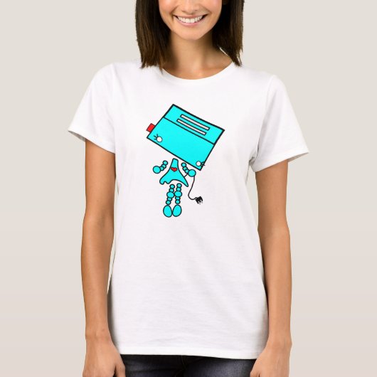 Toaster-Mädchen T-Shirt (Vorderseite)