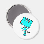 Toaster Magnet (Vorderseite/Rückseite)