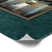 Toaster mit zwei BRAINS Poster (18x24") (Ecke)