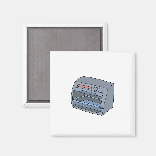 Toaster Oven Magnet (Vorderseite/Rückseite)