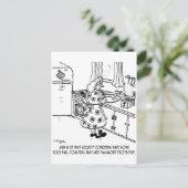 Toaster-Passwort Postkarte (Stehend Vorderseite)