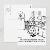 Toaster-Passwort Postkarte (Vorne/Hinten)