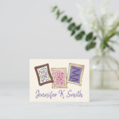 Toaster Pastries Bäckerei Bäckerei Konditorei Koch Visitenkarte (Stehend Vorderseite)