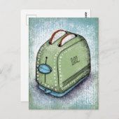 Toaster Postkarte (Vorne/Hinten)