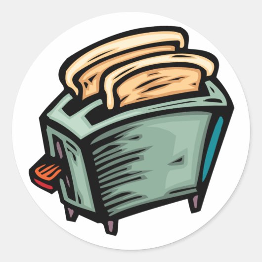 Toaster Stickers (Vorderseite)
