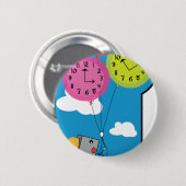 Toaster-Zeit fliegt Button (Vorne & Hinten)