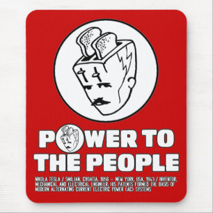 Toasterhead Tesla Power Mousepad
