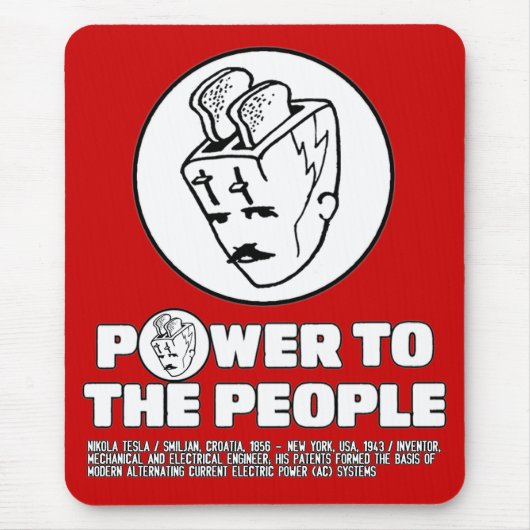 Toasterhead Tesla Power Mousepad (Vorne)