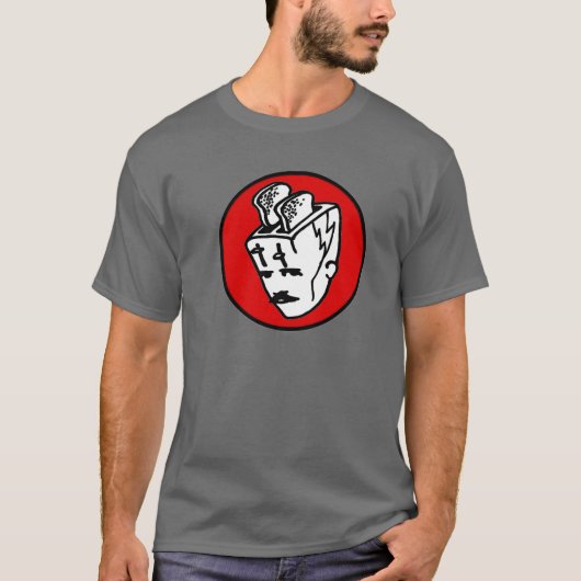 Toasterhead Tesla Red2 T-Shirt (Vorderseite)