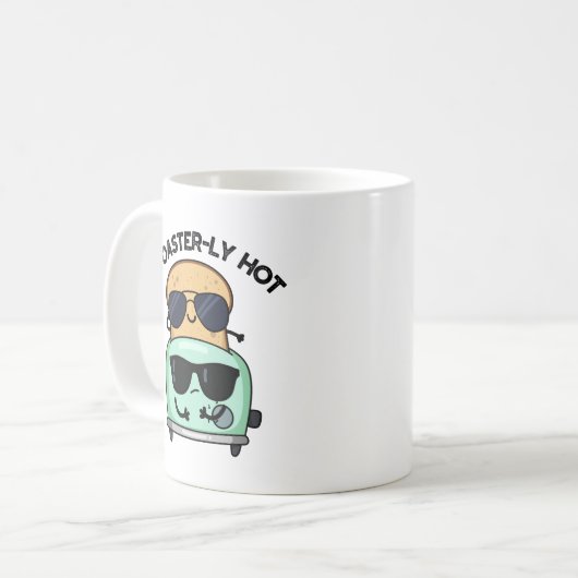 Toasterheiße Sommerferien Kaffeetasse (Vorderseite Links)