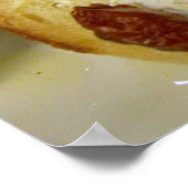 Toastgebäck mit Ziegenkäse Poster (Ecke)