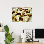 Toastgebäck mit Ziegenkäse Poster (Heimbüro)