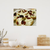 Toastgebäck mit Ziegenkäse Poster (Küche)