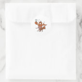 ToastHummer Runder Aufkleber (Tasche)