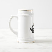 Toasting des Vatertags Bierglas (Links)