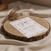 Toasting Galentines Day Invitation Heart Frame Einladung