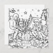 Toasting Marshmallows | Farbseite (Vorne/Hinten)