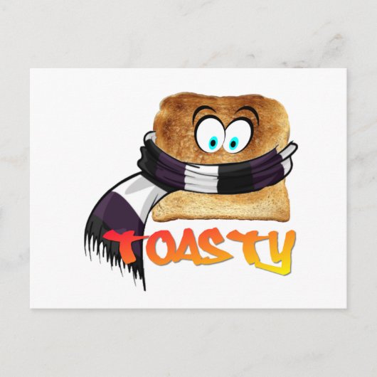 Toasty Brot Postkarte (Vorderseite)