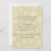 Toasty Cheers Weihnachtsfeier Einladung (Rückseite)