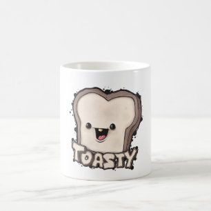 Toasty Das geschmackvolle Stück Toast Kaffeetasse